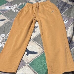 ALO Yoga mustard color Straight Leg Pants
